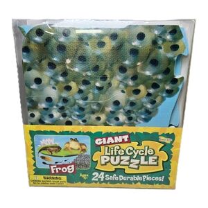 Insect Lore Frog Life Cycle Giant Foam Floor Puzzle Mat 24 Pc Educational Scienc
